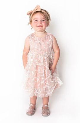 Popatu Popatu Embroidered Overlay Sleeveless Dress