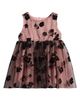 Popatu Popatu Flocked Floral Overlay Tulle Dress - 1