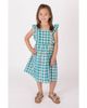Popatu Popatu Floral Check Ruffle Cotton Dress - 1