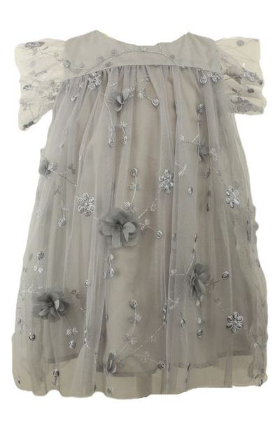 Popatu Popatu Kids' 3D Floral Party Dress