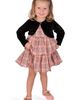 Popatu Popatu Kids' Check Print Sleeveless Tiered Party Dress - 2