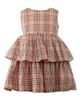Popatu Popatu Kids' Check Print Sleeveless Tiered Party Dress - 5