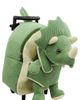Popatu Popatu Kids' Dino Trolley Rolling Backpack with Removable Stuffed Animal - 1