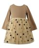 Popatu Popatu Kids' Long Sleeve Check Party Dress - 1