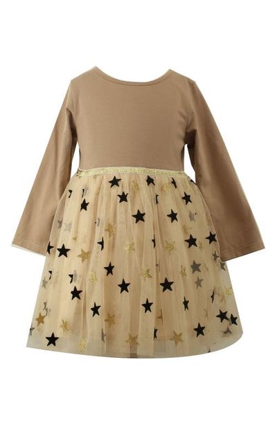 Popatu Popatu Kids' Long Sleeve Check Party Dress