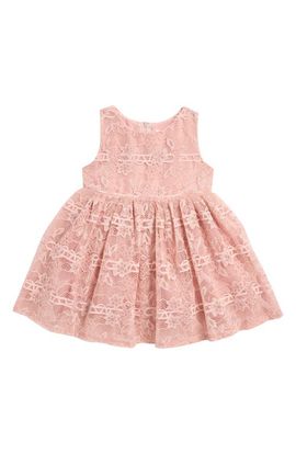 Popatu Popatu Kids' Metallic Lace Overlay Dress