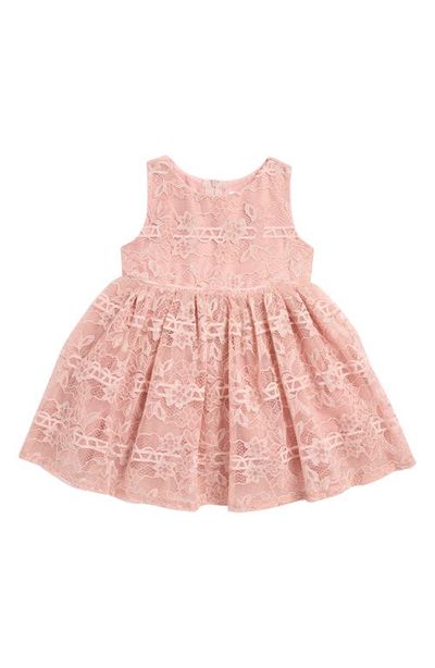 Popatu Popatu Kids' Metallic Lace Overlay Dress