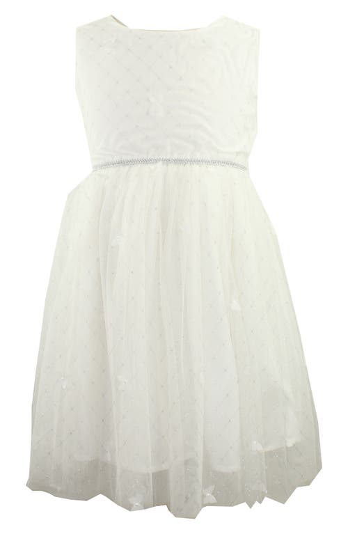 Popatu Popatu Kids' Rhinestone & Glitter Tulle Dress