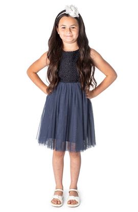 Popatu Popatu Kids' Tweed & Tulle Dress