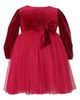 Popatu Popatu Kids' Velvet & Tulle Party Dress - 1