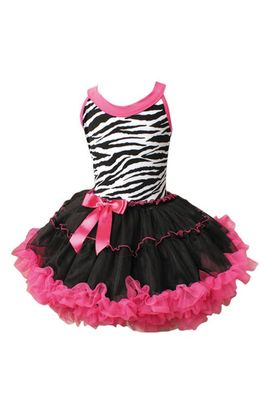 Popatu Popatu Kids' Zebra Pettidress