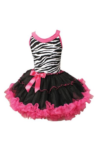 Popatu Popatu Kids' Zebra Pettidress