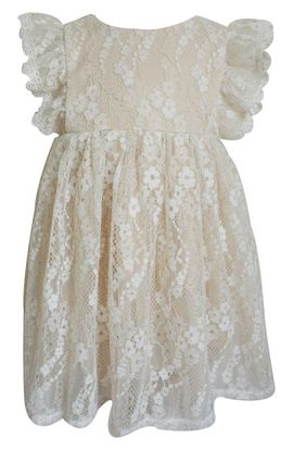 Popatu Popatu Ruffle Floral Lace Dress
