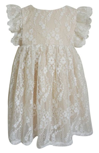 Popatu Popatu Ruffle Floral Lace Dress