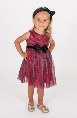 Popatu Popatu Velvet Bow Tulle Dress