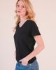 POPLINEN POPLINEN Louise Organic Cotton + Tencel V-neck Tee - 2