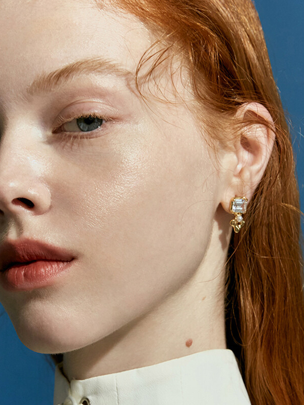 POPPI Water Light Earrings - White
