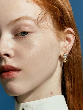 POPPI Water Light Earrings - White