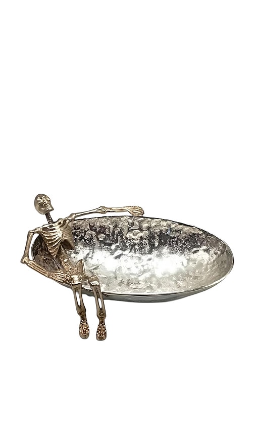 Poppy Lane Poppy Lane Lounging Skeleton Bowl