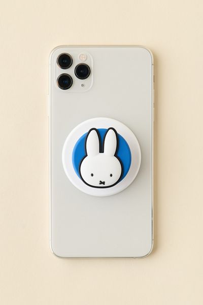 PopSockets PopSockets Miffy Silicone Pop-Out Phone Stand in White at Urban Outfitters