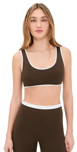 Port De Bras Port De Bras Paola Sports Bra Dark Chocolate