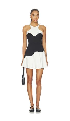 Port de Bras Port de Bras Wave Halter Dress