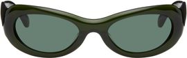 Port Tanger Port Tanger SSENSE Exclusive Green Khilna Sunglasses