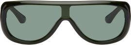 Port Tanger Port Tanger SSENSE Exclusive Green Sayf Sunglasses