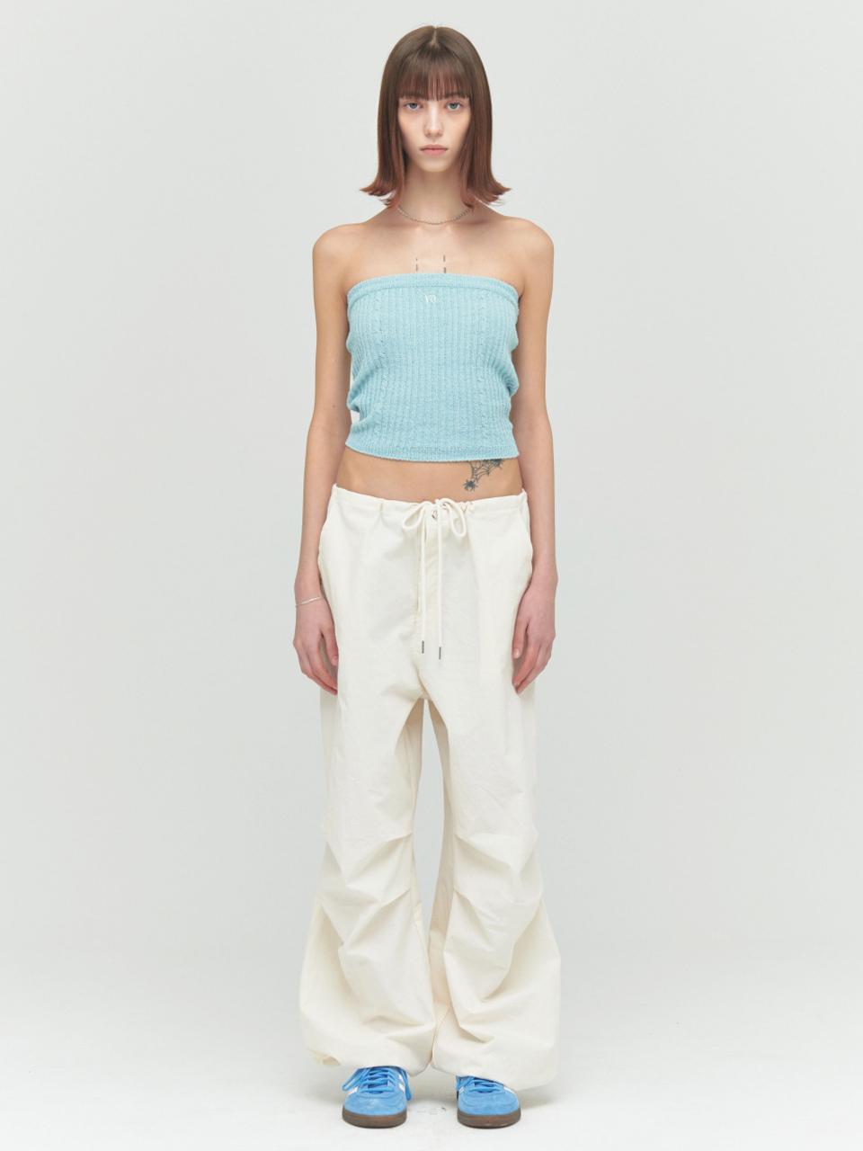 Porta BOUCLE KNIT TOP, SKY BLUE