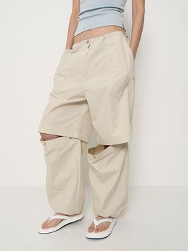 Porta Detachable Two Way Pants_Beige