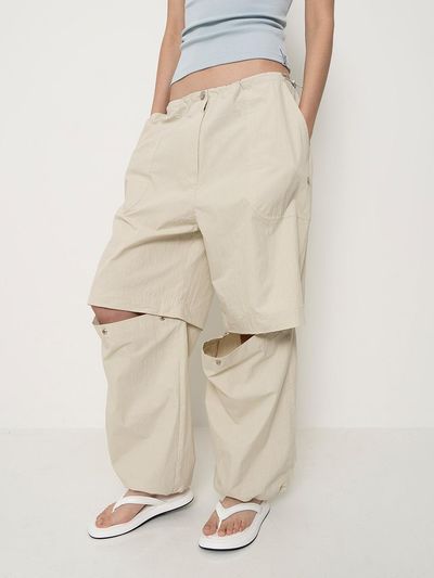 Porta Detachable Two Way Pants_Beige