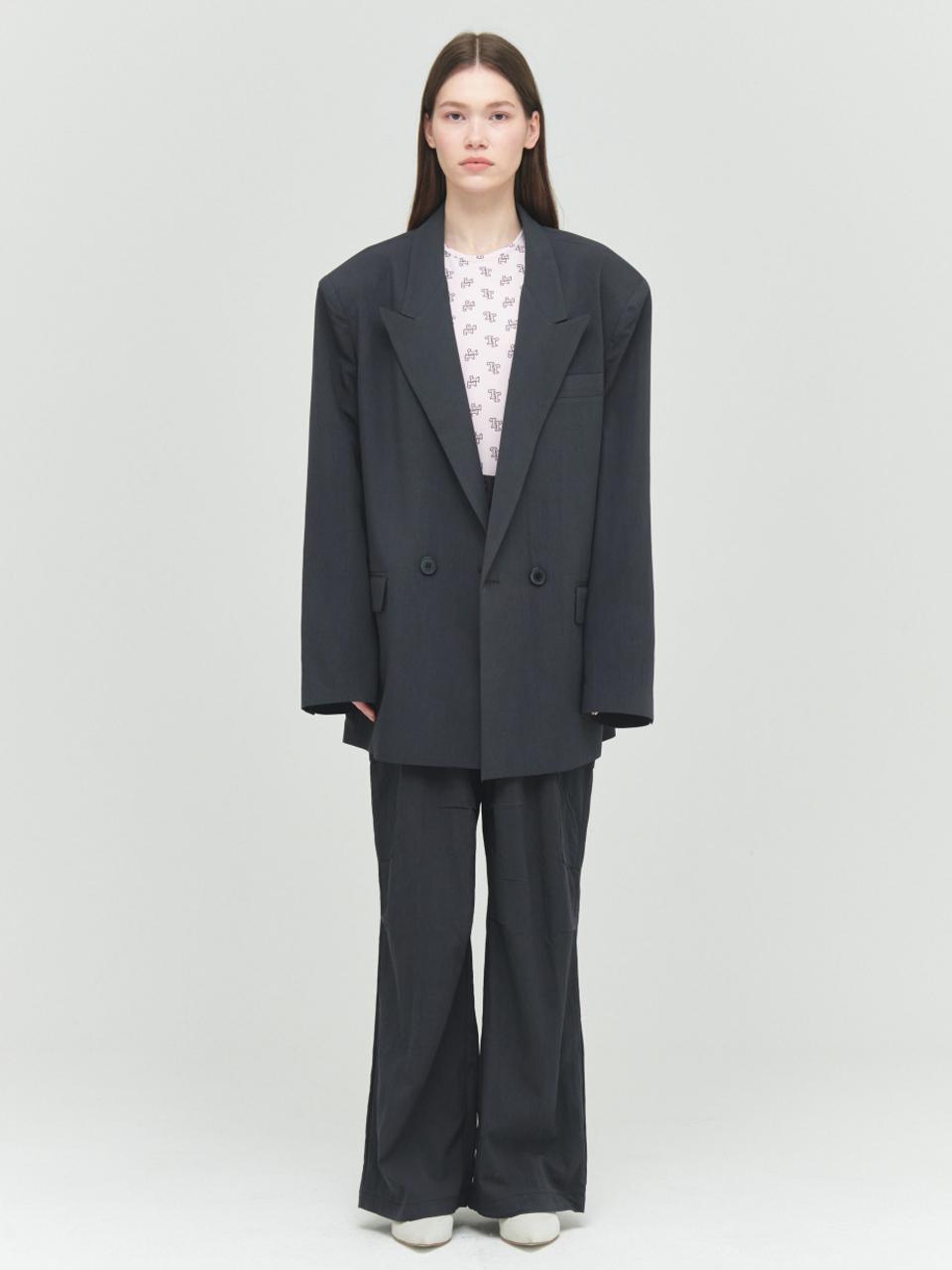 Porta NYLON STANDARD OVER JACKET, CHARCOAL