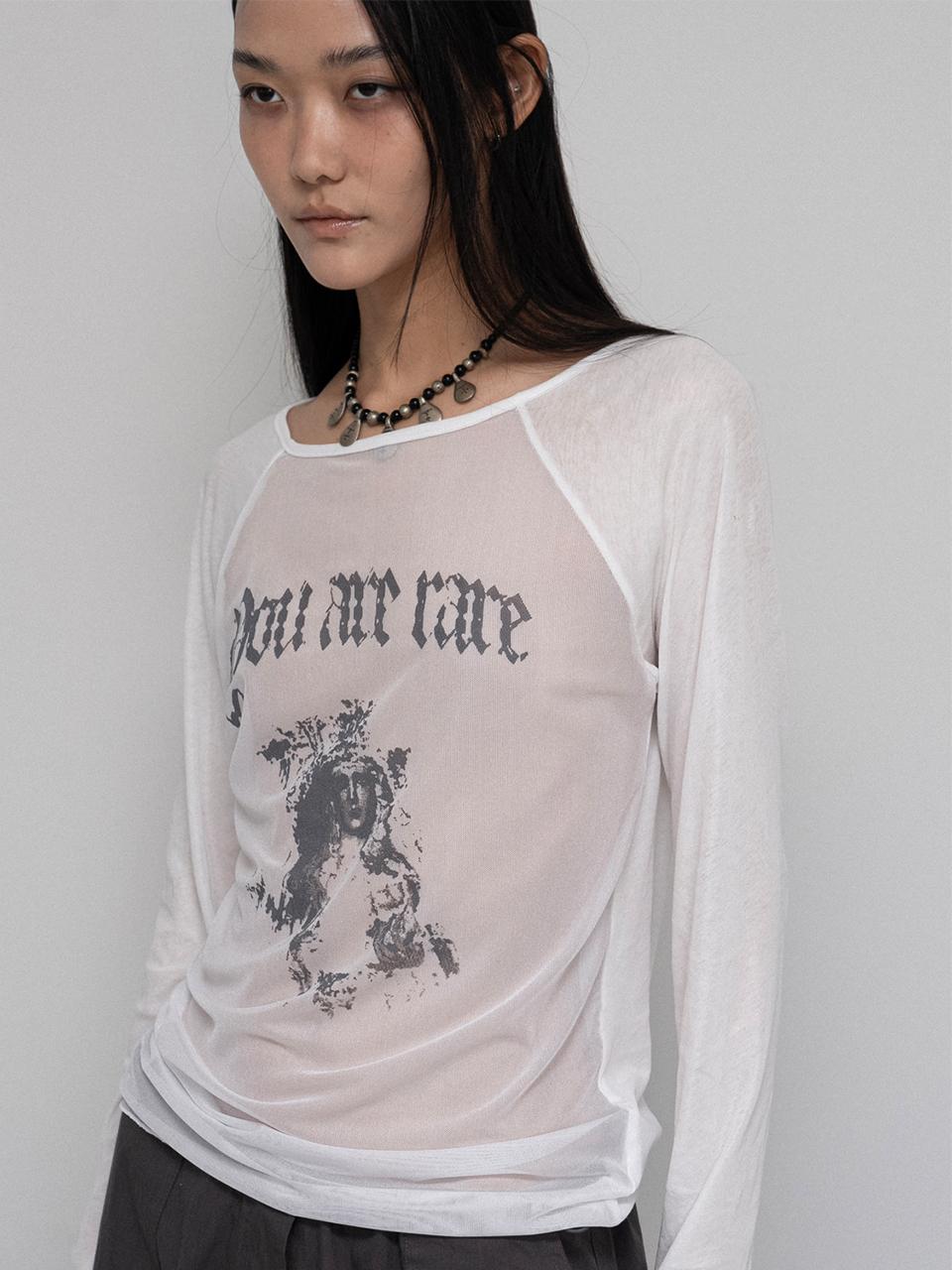 Porta YAR MESH RAGLAN LONG SLEEVE TOP,