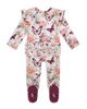 Posh Peanut Posh Peanut Girls' Leanne Ruffled Footie - 2