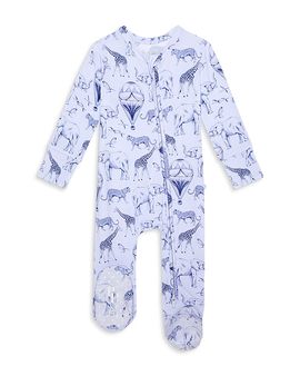 Posh Peanut Posh Peanut Girls' Noah Zippered One Piece Footie
