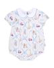 Posh Peanut Posh Peanut Girls' Peter Pan Collar Bubble Romper - 1