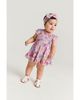 Posh Peanut Posh Peanut Girls' Presley Tie Back Ruffled Bodysuit Dress - 3