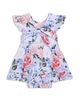 Posh Peanut Posh Peanut Girls' Tie Back Ruffled Bodysuit Dress - 2