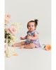 Posh Peanut Posh Peanut Girls' Tie Back Ruffled Bodysuit Dress - 3