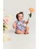 Posh Peanut Posh Peanut Girls' Tie Back Ruffled Bodysuit Dress - 4
