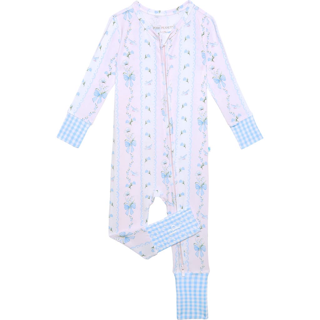 Posh Peanut Posh Peanut Kids' Convertible One-Piece Pajamas