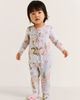 Posh Peanut Posh Peanut Print Convertible Zip Footie - 4