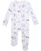 Posh Peanut Posh Peanut Print Zip Footie - 1