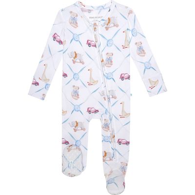 Posh Peanut Posh Peanut Print Zip Footie
