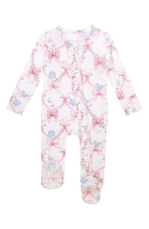 Posh Peanut Posh Peanut Ruffled Zipped Footie
