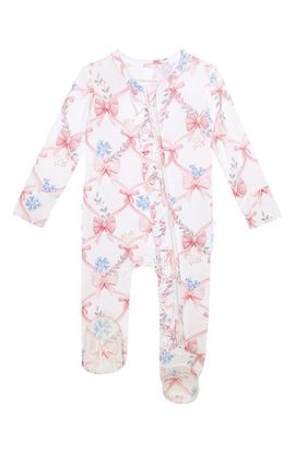 Posh Peanut Posh Peanut Ruffled Zipped Footie