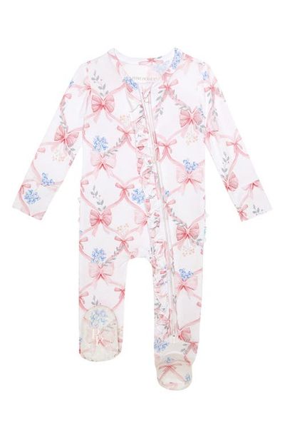 Posh Peanut Posh Peanut Ruffled Zipped Footie