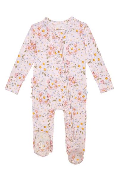 Posh Peanut Posh Peanut Ruffled Zippered One-Piece Footie