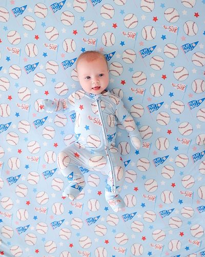 Posh Peanut Posh Peanut Unisex Play Ball Convertible One Piece Coverall Footie