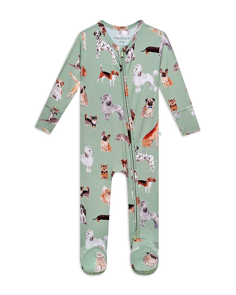Posh Peanut Posh Peanut Unisex Posh Puppies Zippered One Piece Footie